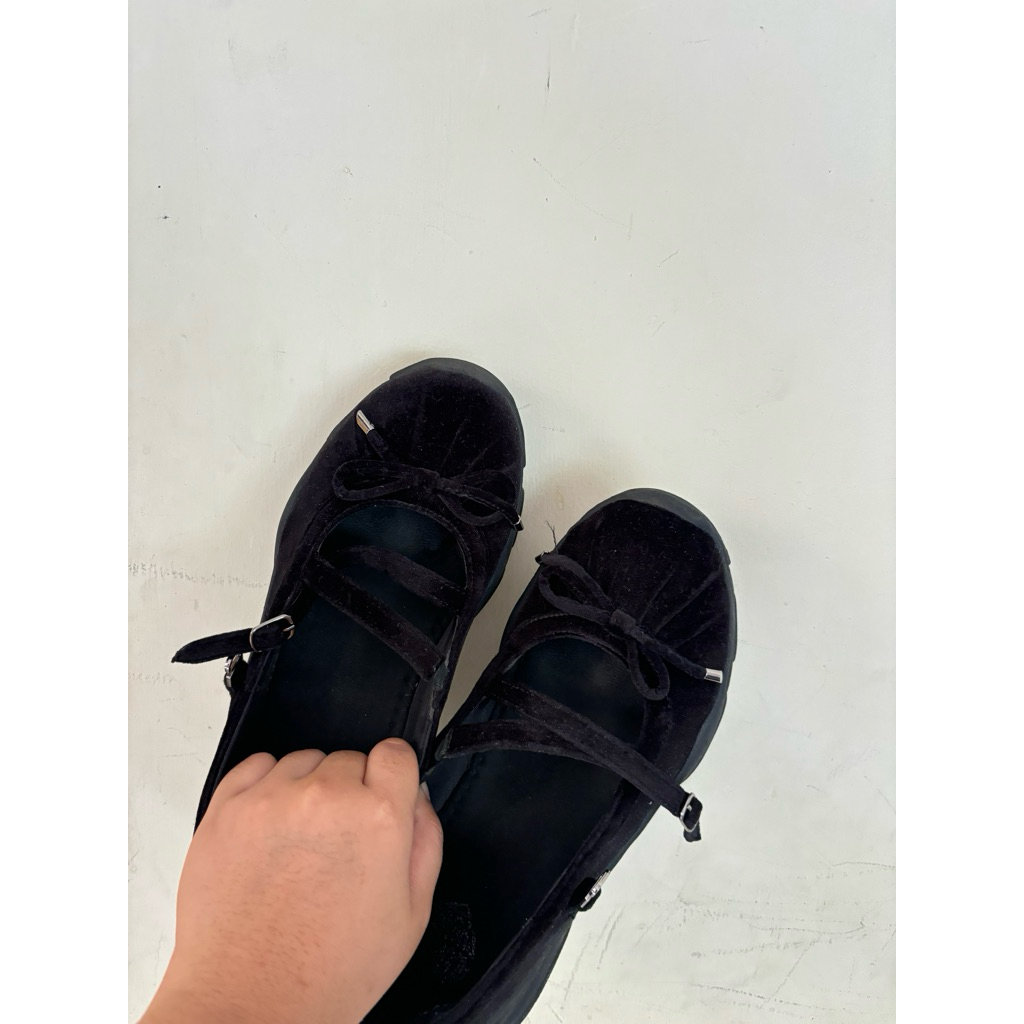 adorable projects swift balerina shoes hitam