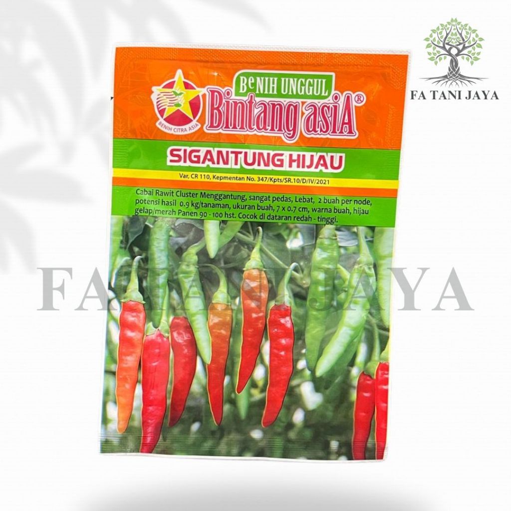 

Cabe Rawit Sigantung Hijau Bintang Asia 10 Gram