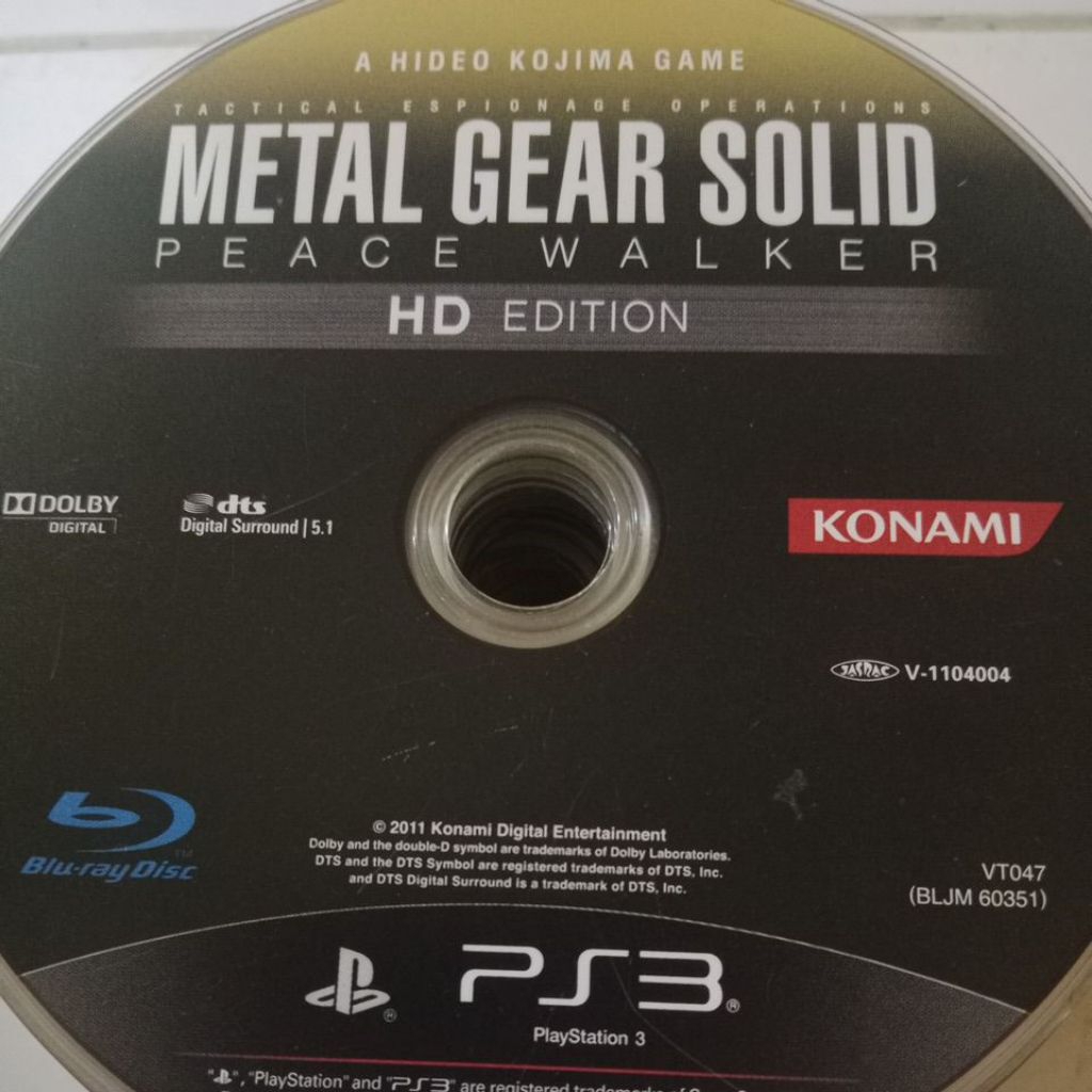 KASET PS3 METAL GEAR SOLID WALKER SECOND