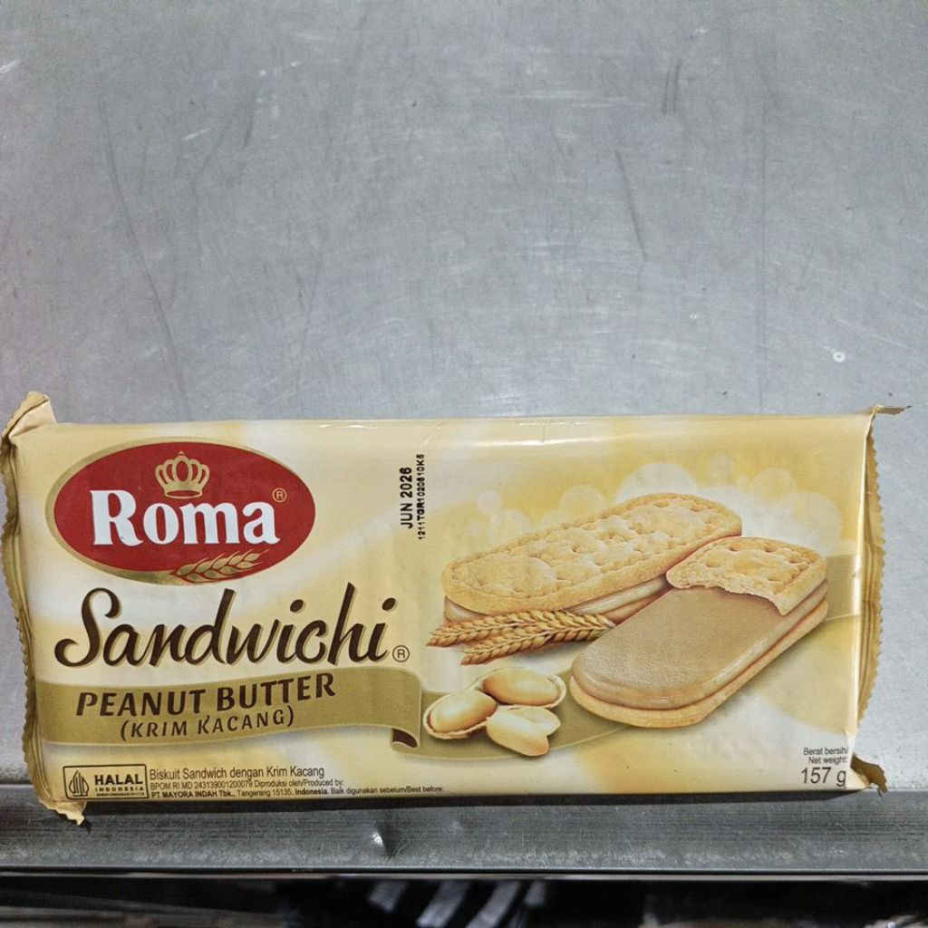 

Roma Sandwich Peanut 157g