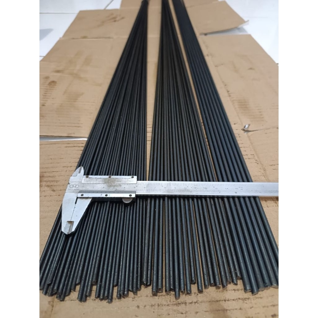 As Baja Hitam Anti bengkok / Bahan Paser / Peluru Ikan