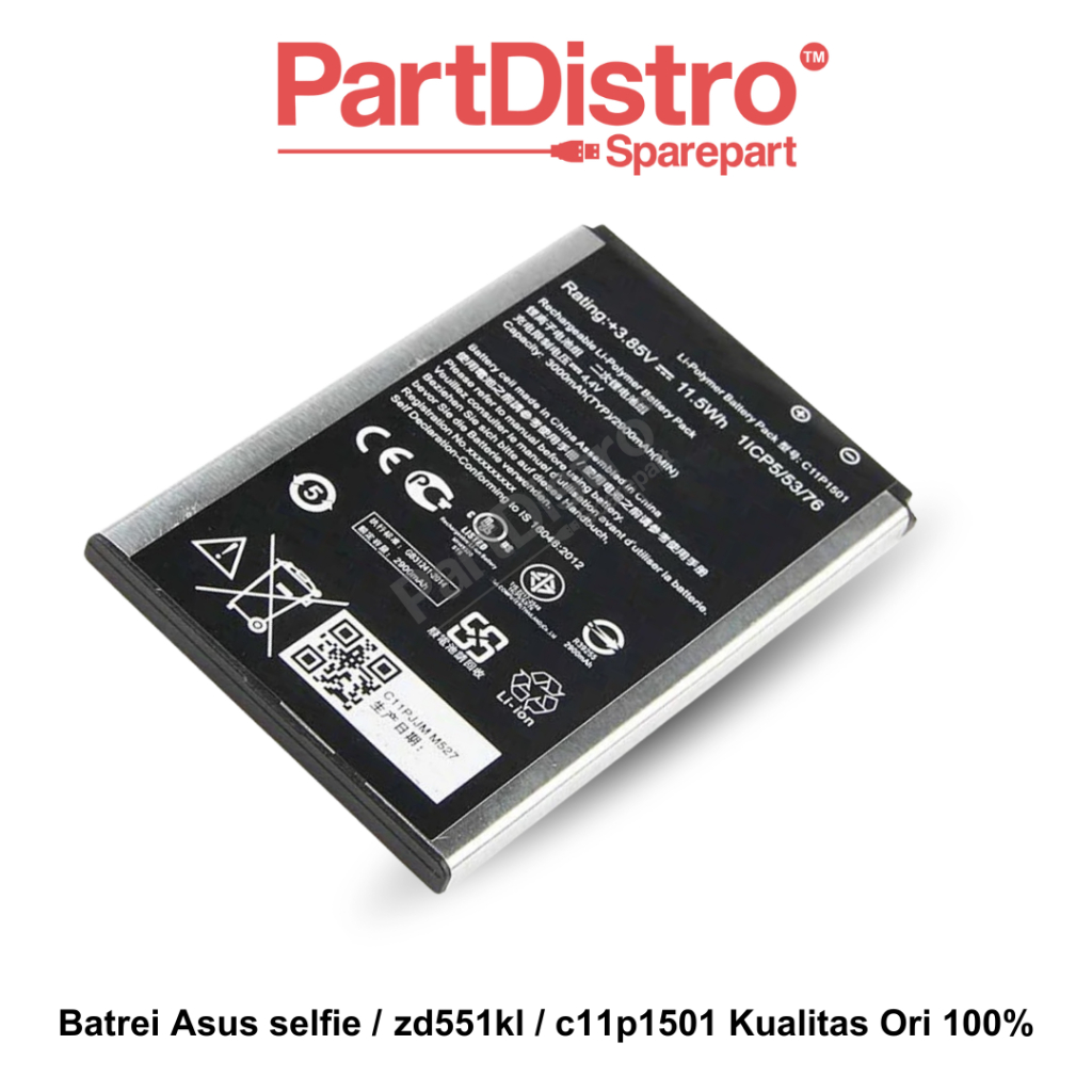 Batrei Asus selfie / zd551kl / c11p1501 Kualitas