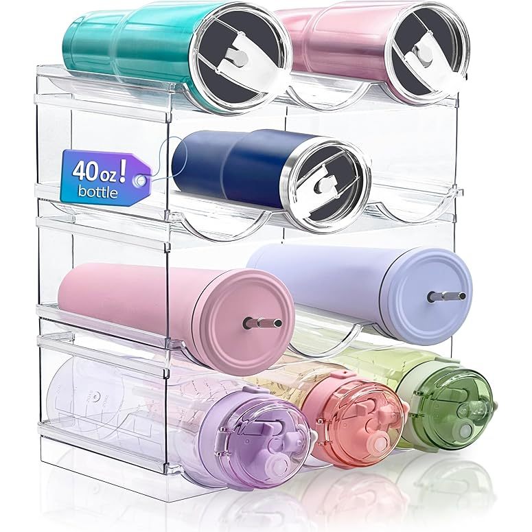 Rak Botol Minum Minimalis Rak Tumbler Susun Dapat Dilepas Pasang