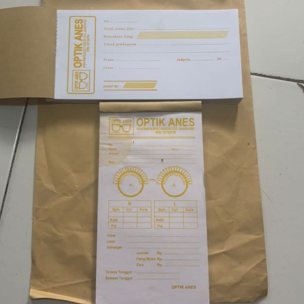 kuitansi optik