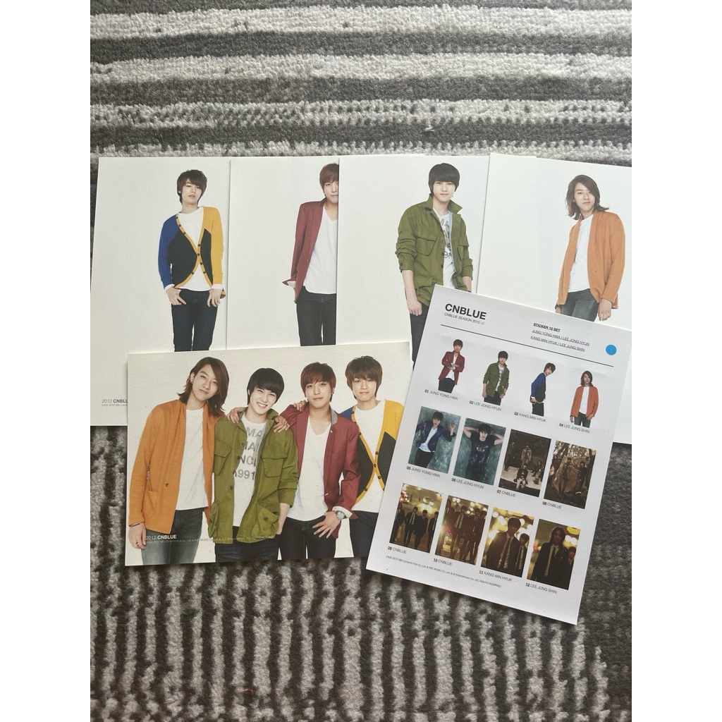 Postcard CNBLUE OFFICIAL (Cnblue Season 2012)