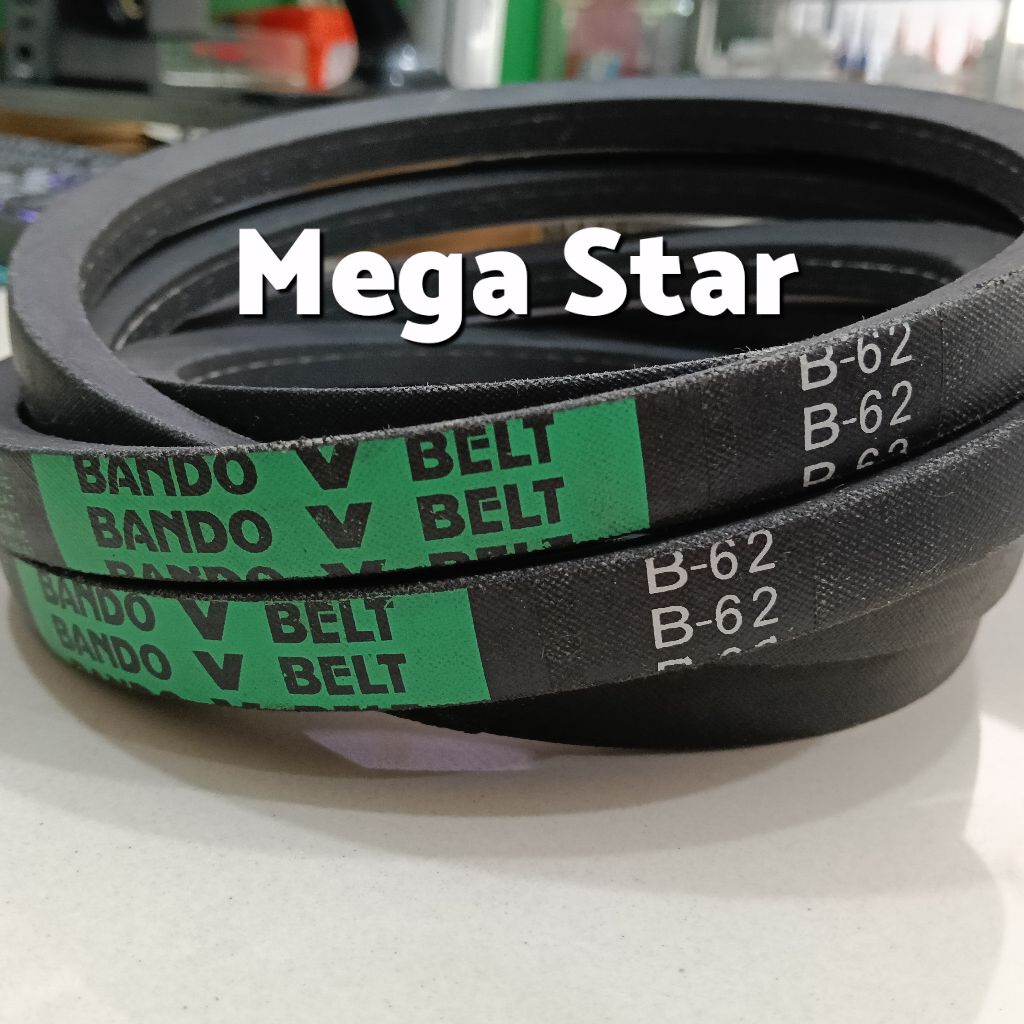 VAN FAN BELT V-BELT B62 B-62 B 62 Merk BANDO