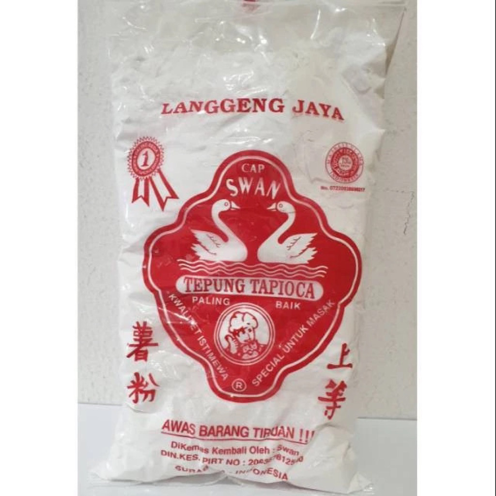 

Tepung Tapioka cap Swan 500gr/1kg