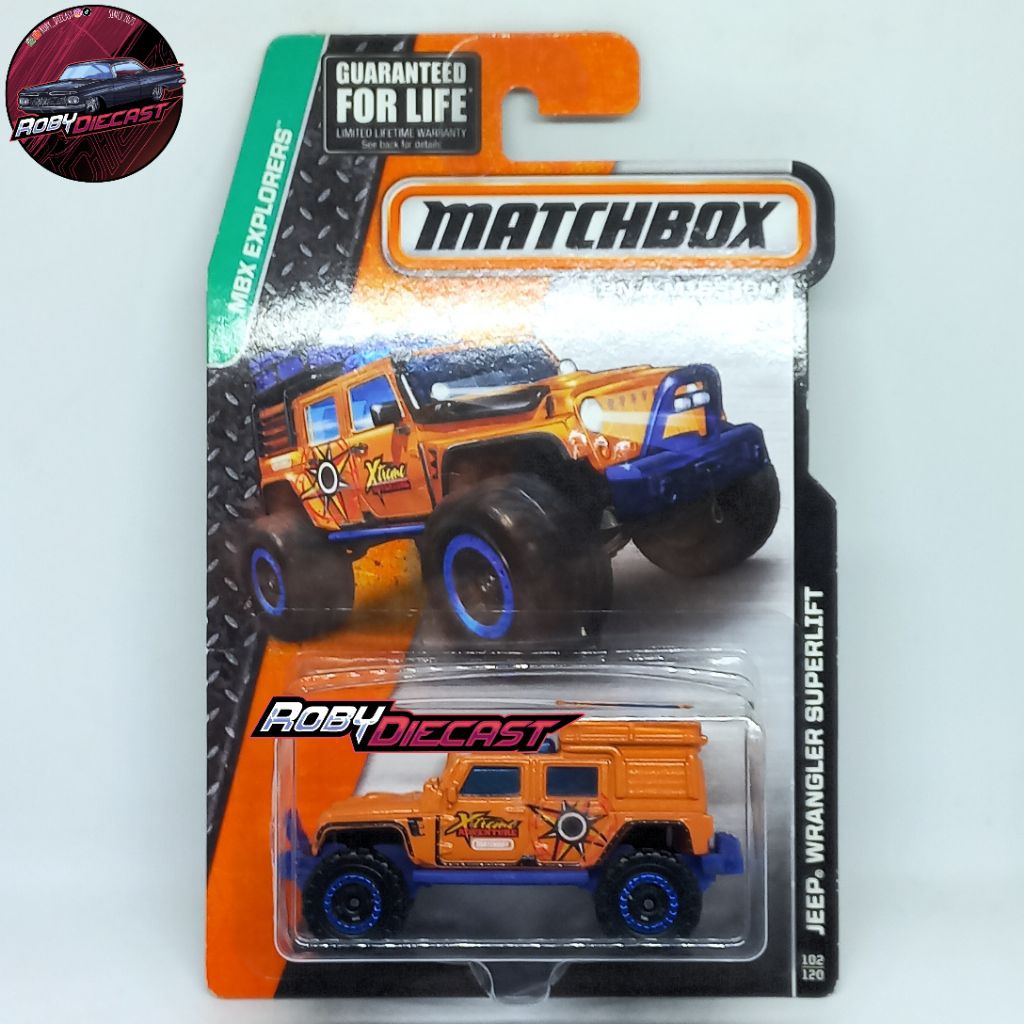 Matchbox Jeep Wrangler Superlift