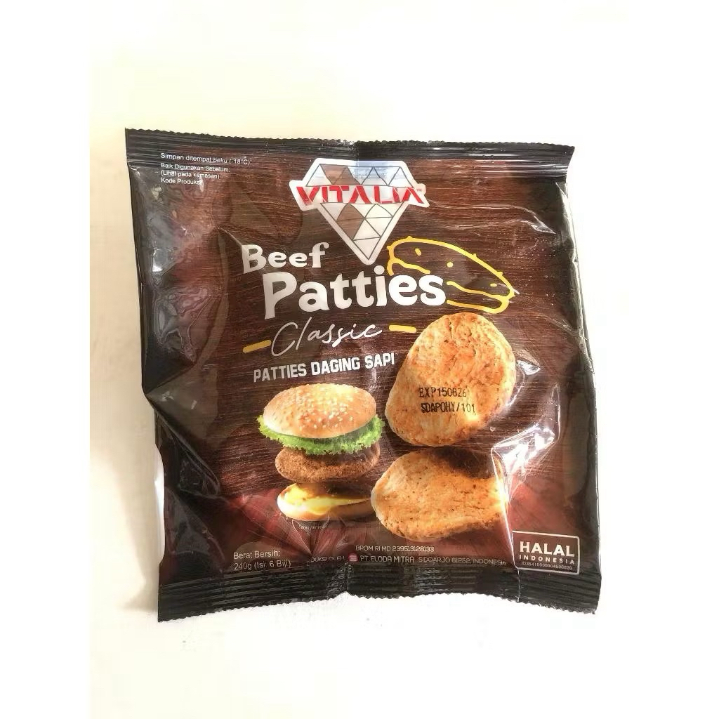 

VITALIA Burger Beef Patties Classic