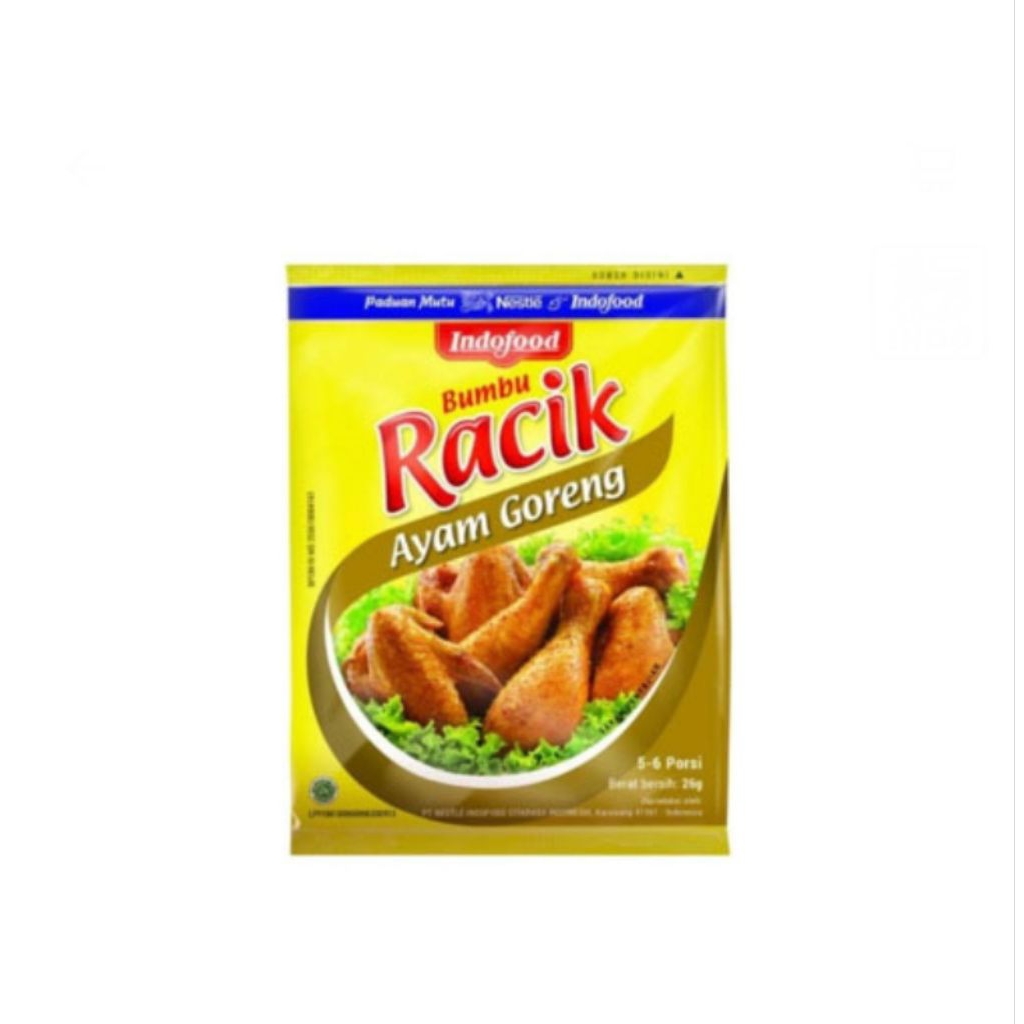 

Indofood bumbu racik ayam goreng 26 gram