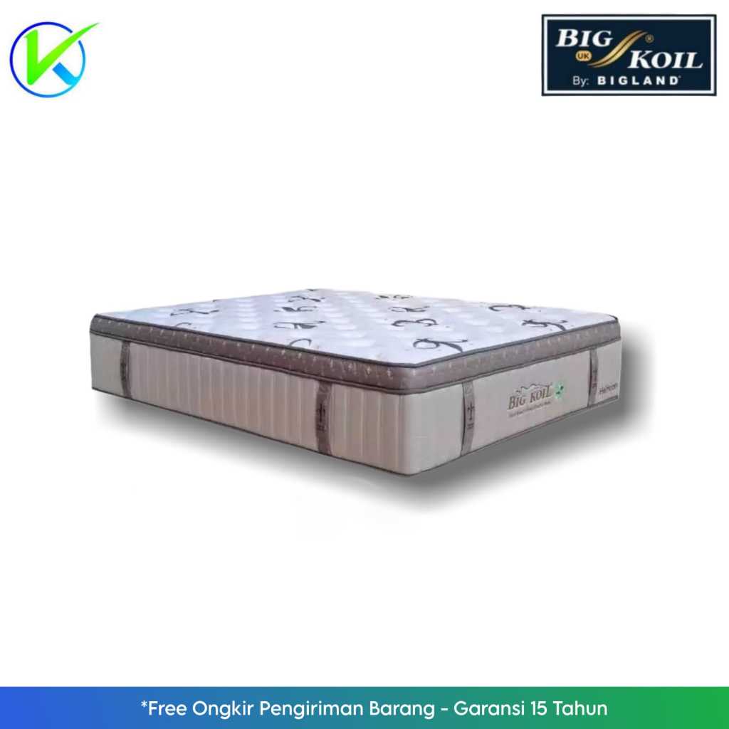 Big Koil Springbed Gen 3 Heirloom T40 by Bigland (LATEX) Kasur Saja FREE BANTAL Ukuran 160x200
