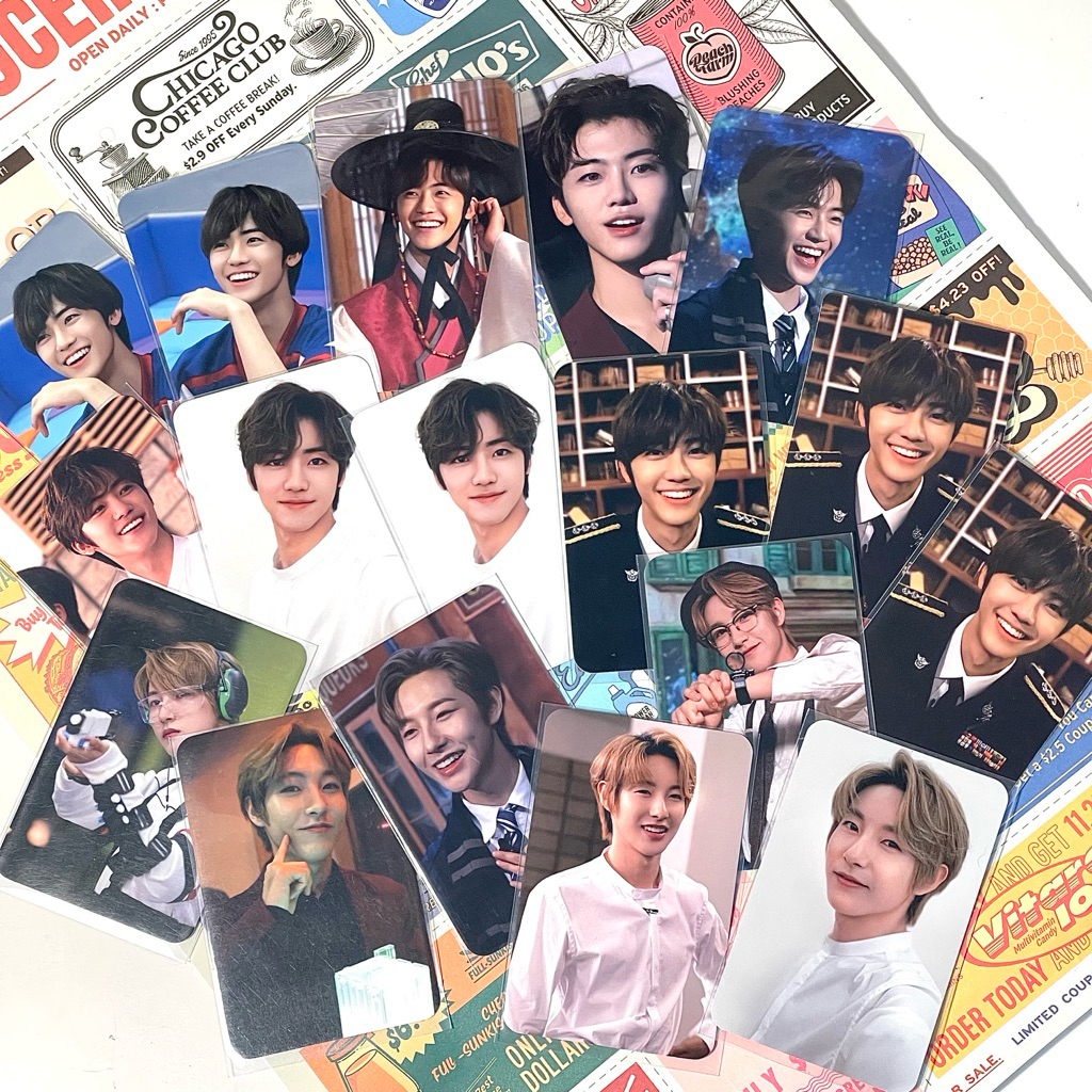 NCT DREAM PUFF JAEMIN RENJUN PHOTOCARD PC SELCA BARISTA ATHLETE HANBOK VAMPIRE POLICE HOGWARTS