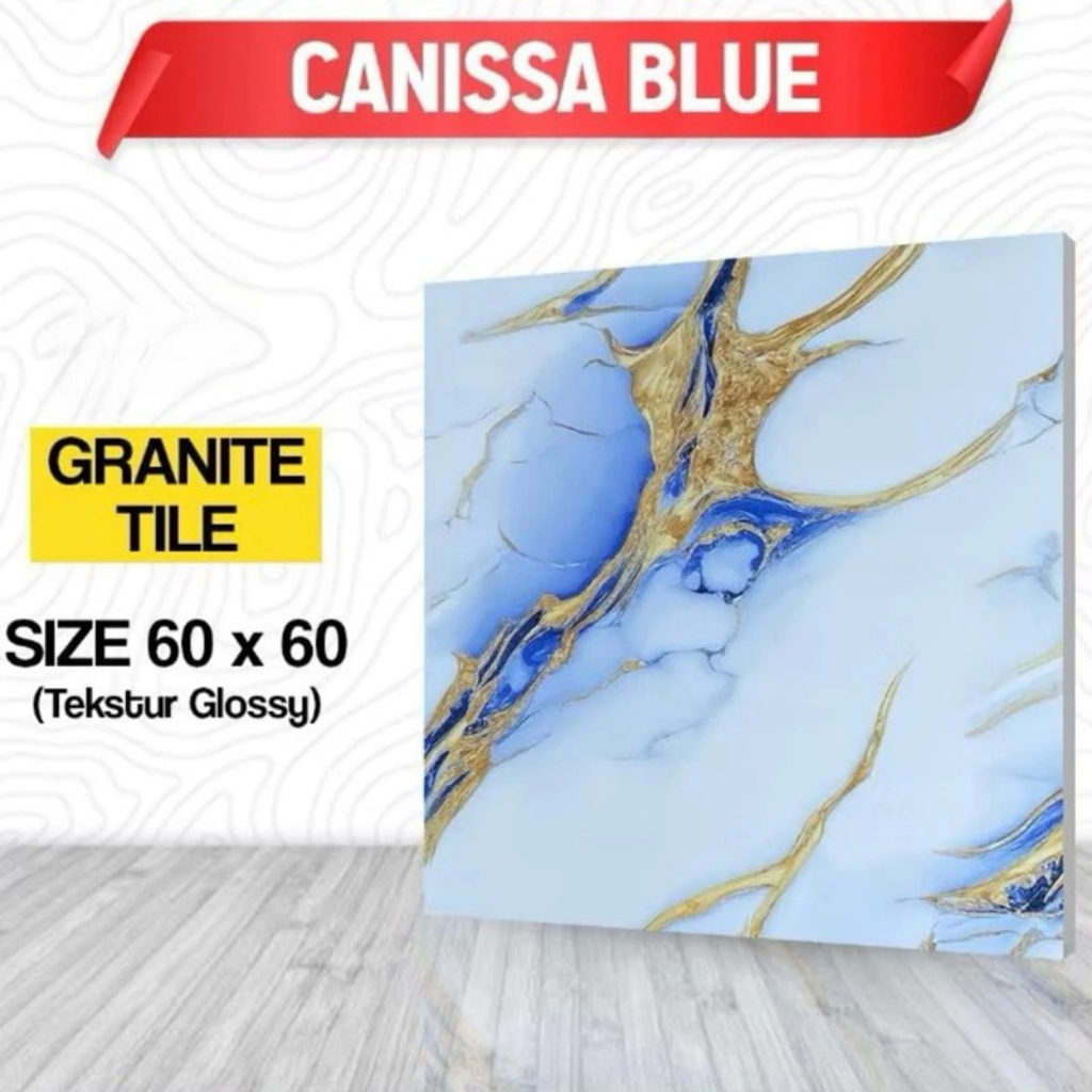 Granit 60x60 Arna Canissa Blue | Glazed Polished Tile