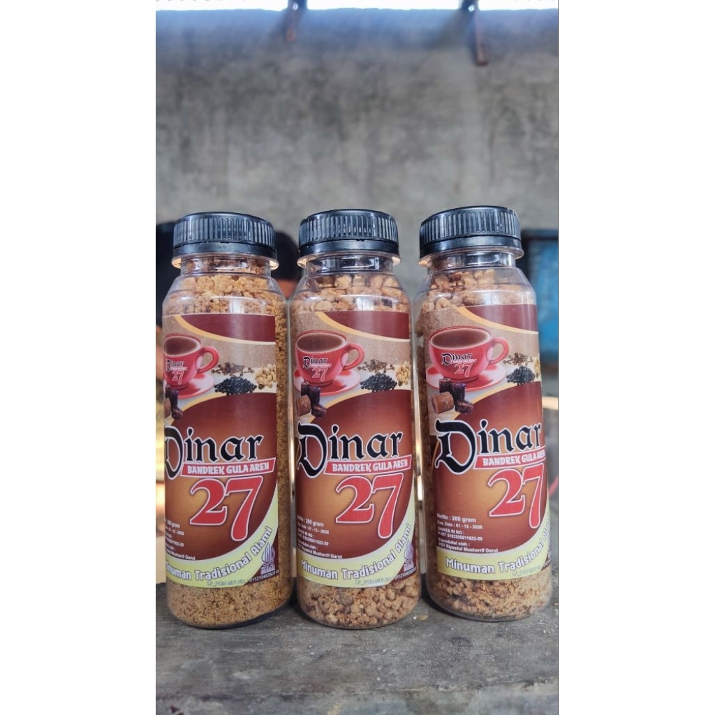 

BANDREK DINAR27 MINUMAN HERBAL ALAMI JAHE MERAH GULA AREN DAN REMPAH" LAINYA