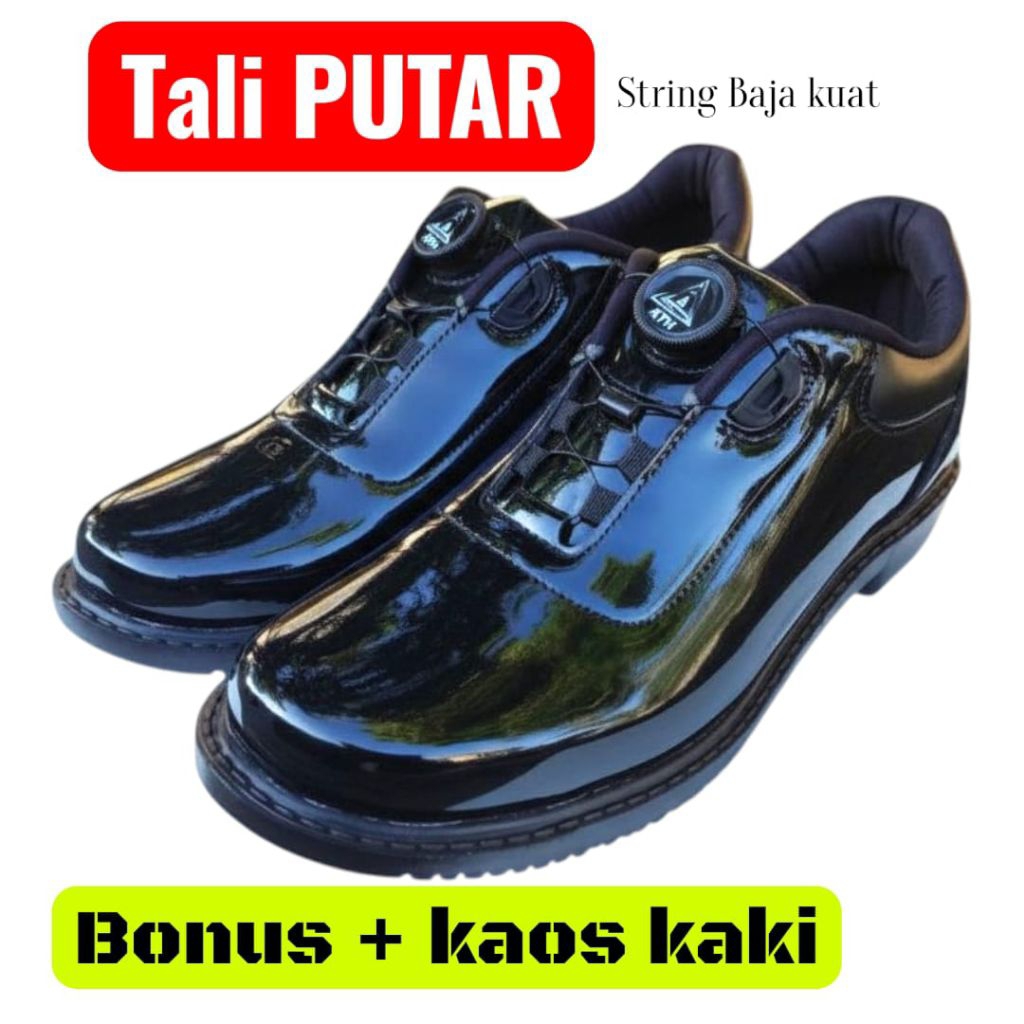 SEPATU Kulit pantofel Pria Tali Putar