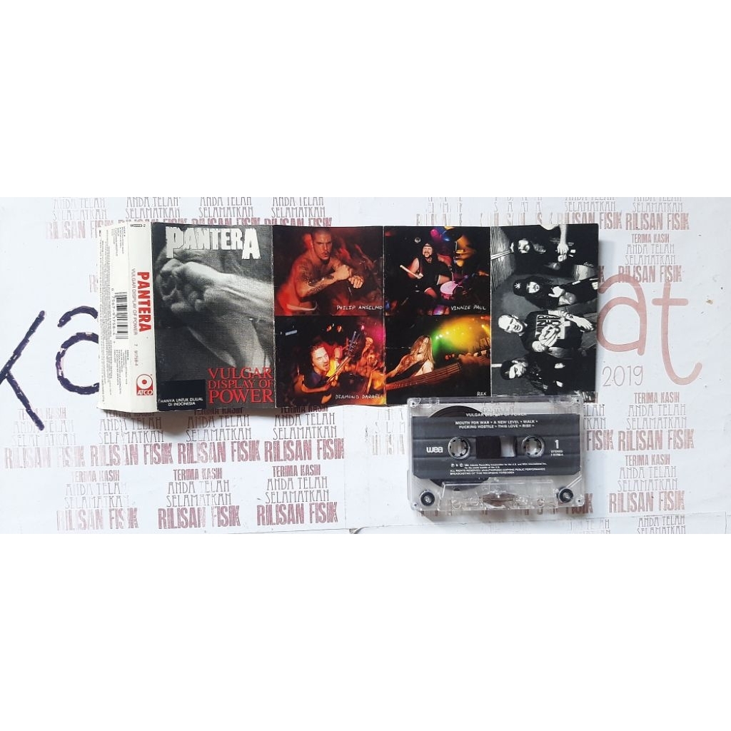 Kaset Pita PANTERA Vulgar Display Of Power
