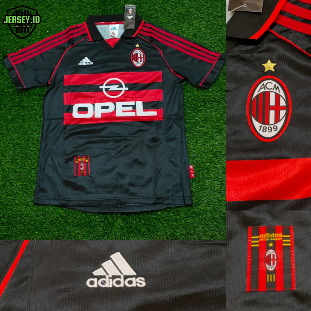 Jersey Retro Vintage Ac Milan 3rd 1998-1999
