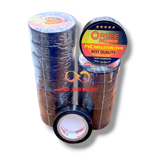 

(PER SLOP) Isolasi Hitam Orlee 18mmx10Y Per Slop Isi 10 Pcs