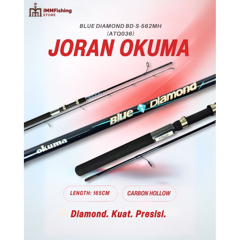 JORAN OKUMA BLUE DIAMOND | Tongkat Pancing