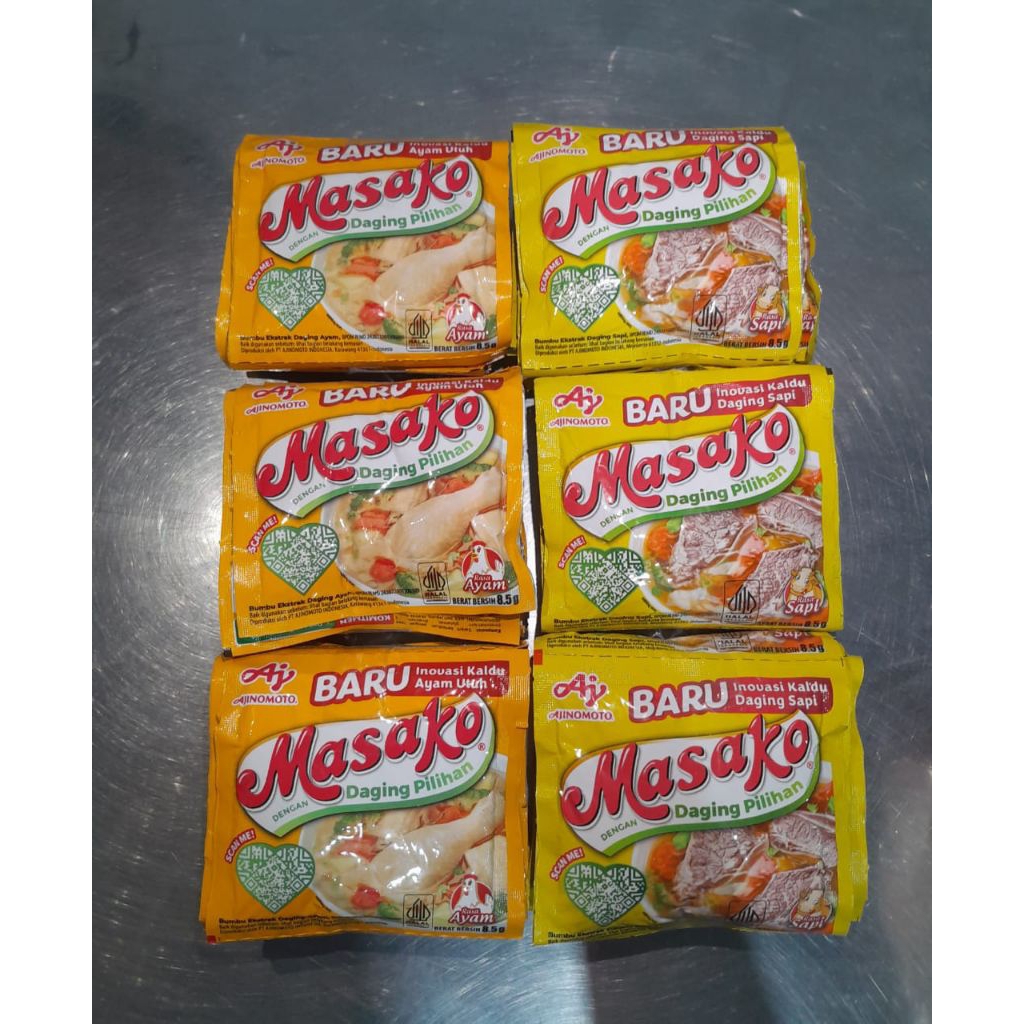 

Masako kaldu bubuk renteng isi 12