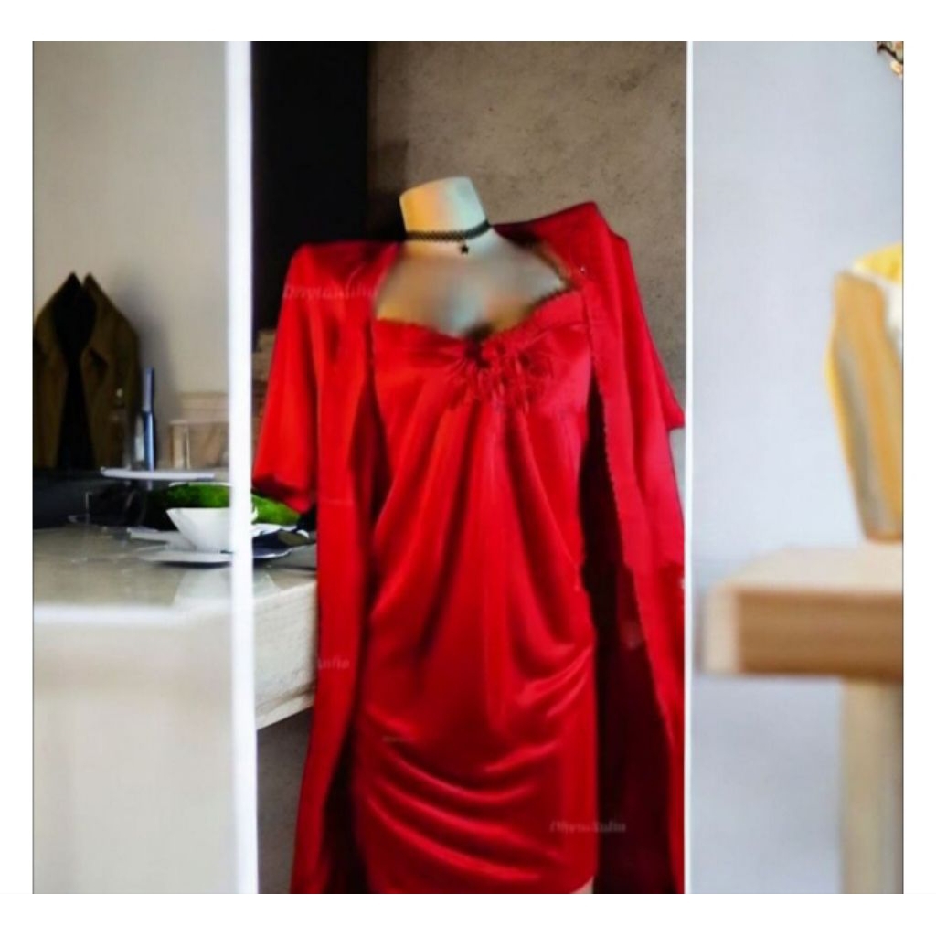 baju sexy lingerie baju tidur kimono satin