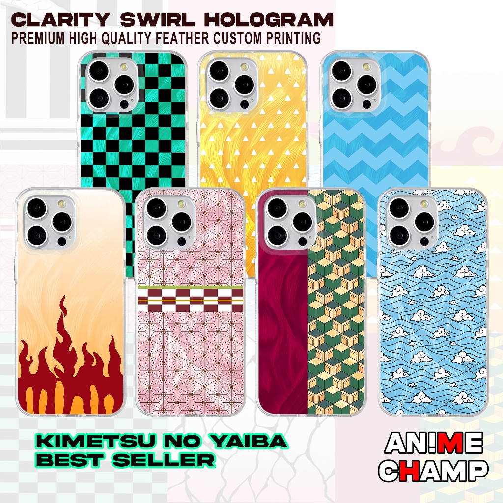 Casing Demon Slayer Oppo A5 A3X A17 A15 A57 A5PRO RENO6 RENO10 RENO11 RENO12 AC624 Karakter Anime Ca