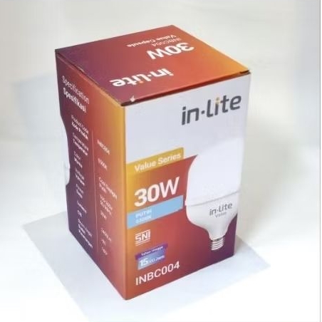 InLite Kapsul 30w | InLite INBC004 30w Putih | Lampu Kapsul 30w Putih