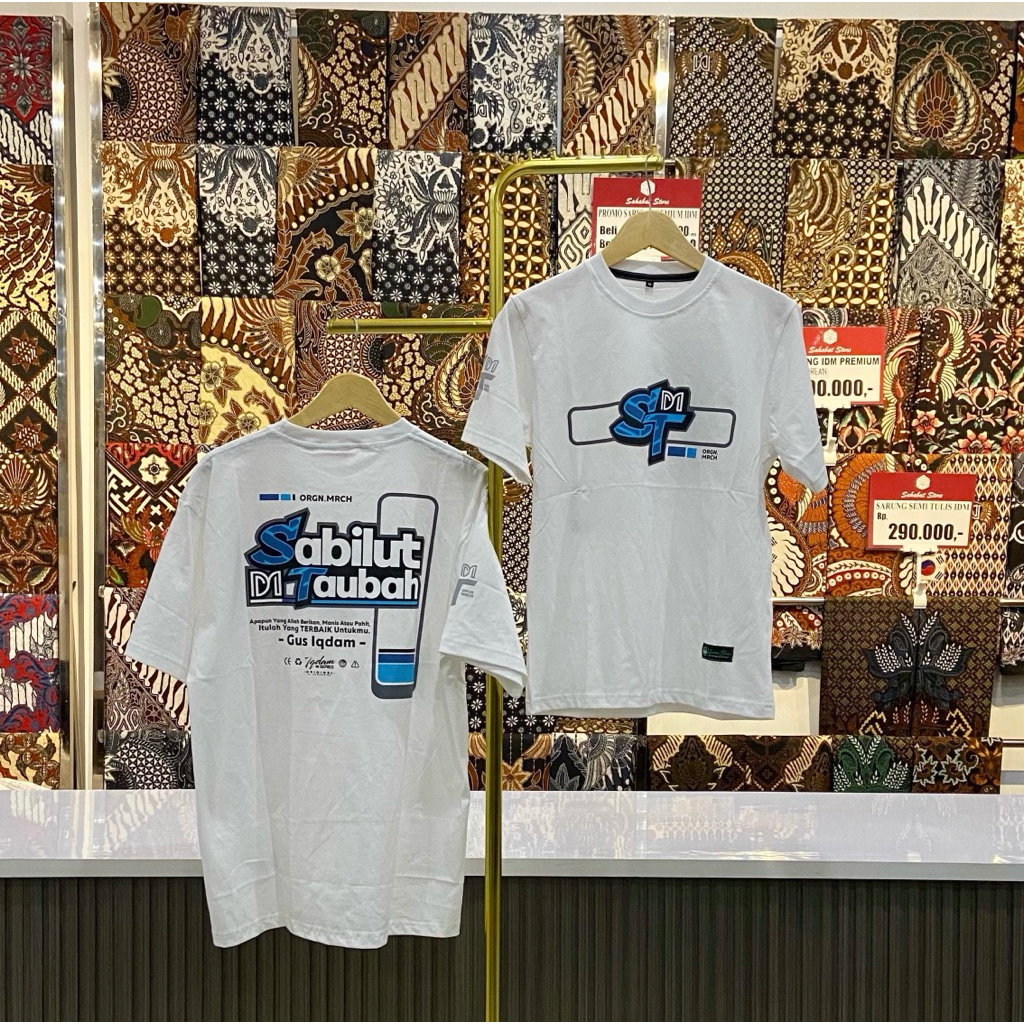 KAOS T-SHIRT SABILU_TAUBAH ST GUS IQDAM SERIES