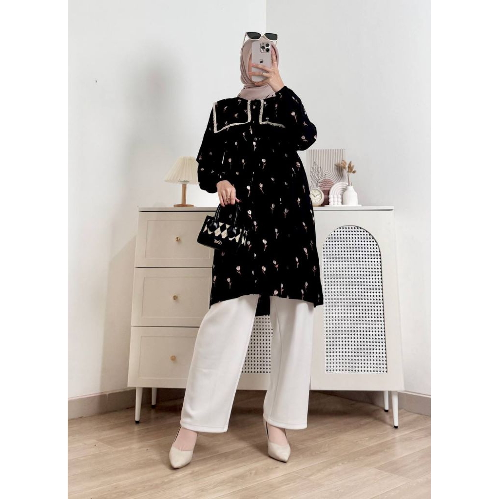 Blouse Tunik Atasan Wanita Bahan Rayon