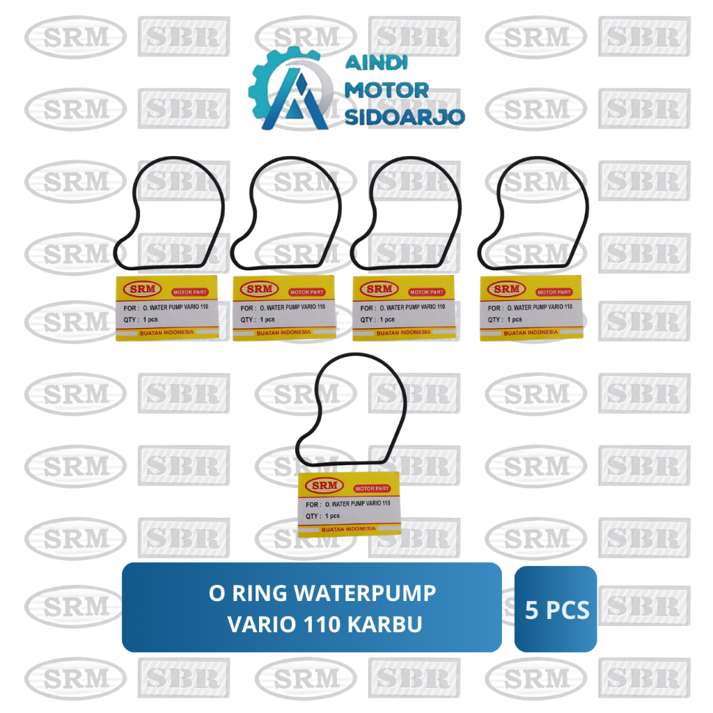 O Ring Water Pomp Vario 110 ( ISI 5 ) - Oring Karet Seal Gasket Tutup Waterpump Pompa Radiator