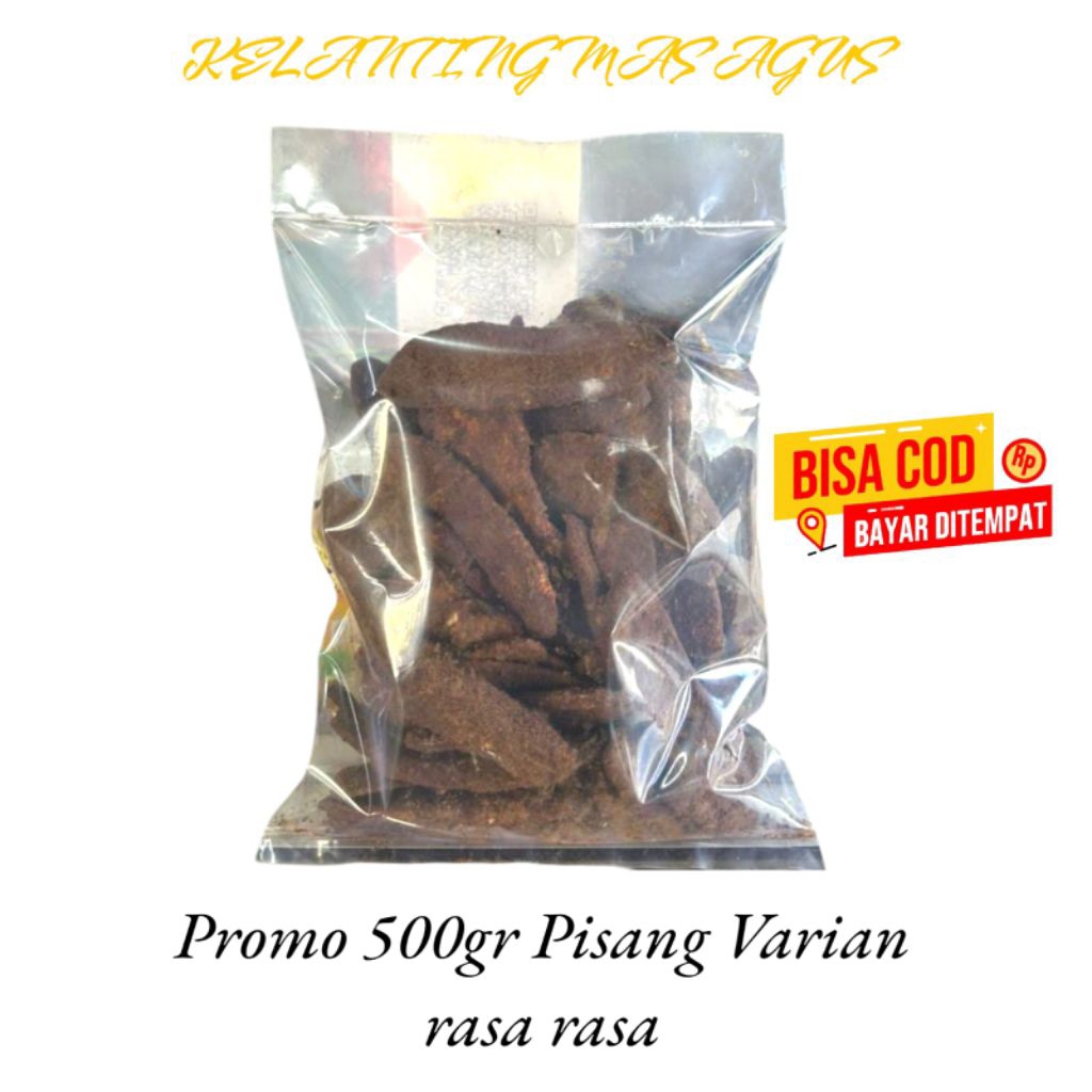 

500 gr KRIPIK PISANG KEPOK RASA RASA