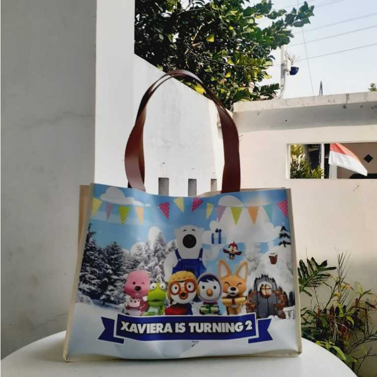 Souvenir Tas Goodie bag Tote bag ultah kanvas Custom