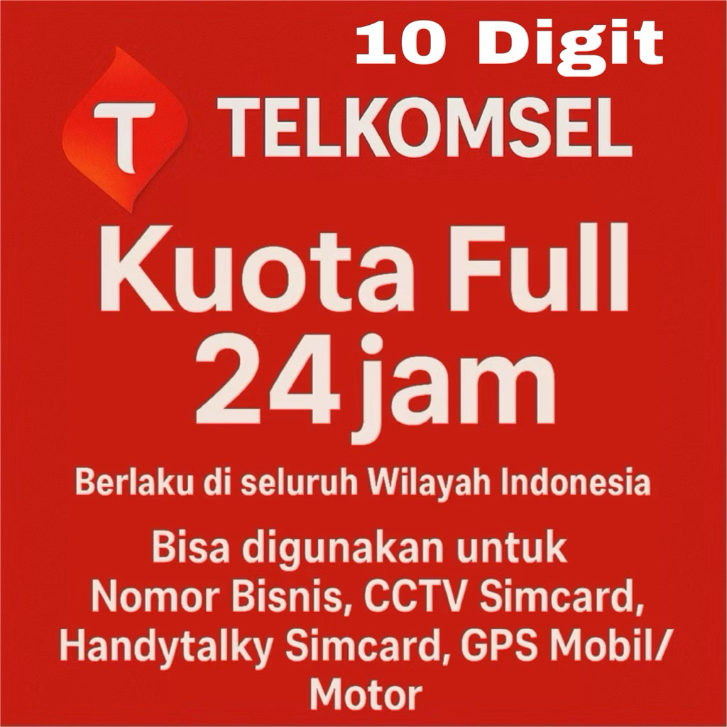 Perdana Telkomsel 10 digit Prabayar nomor cantik simpati 10 digit 5g gratis internet 1 tahun