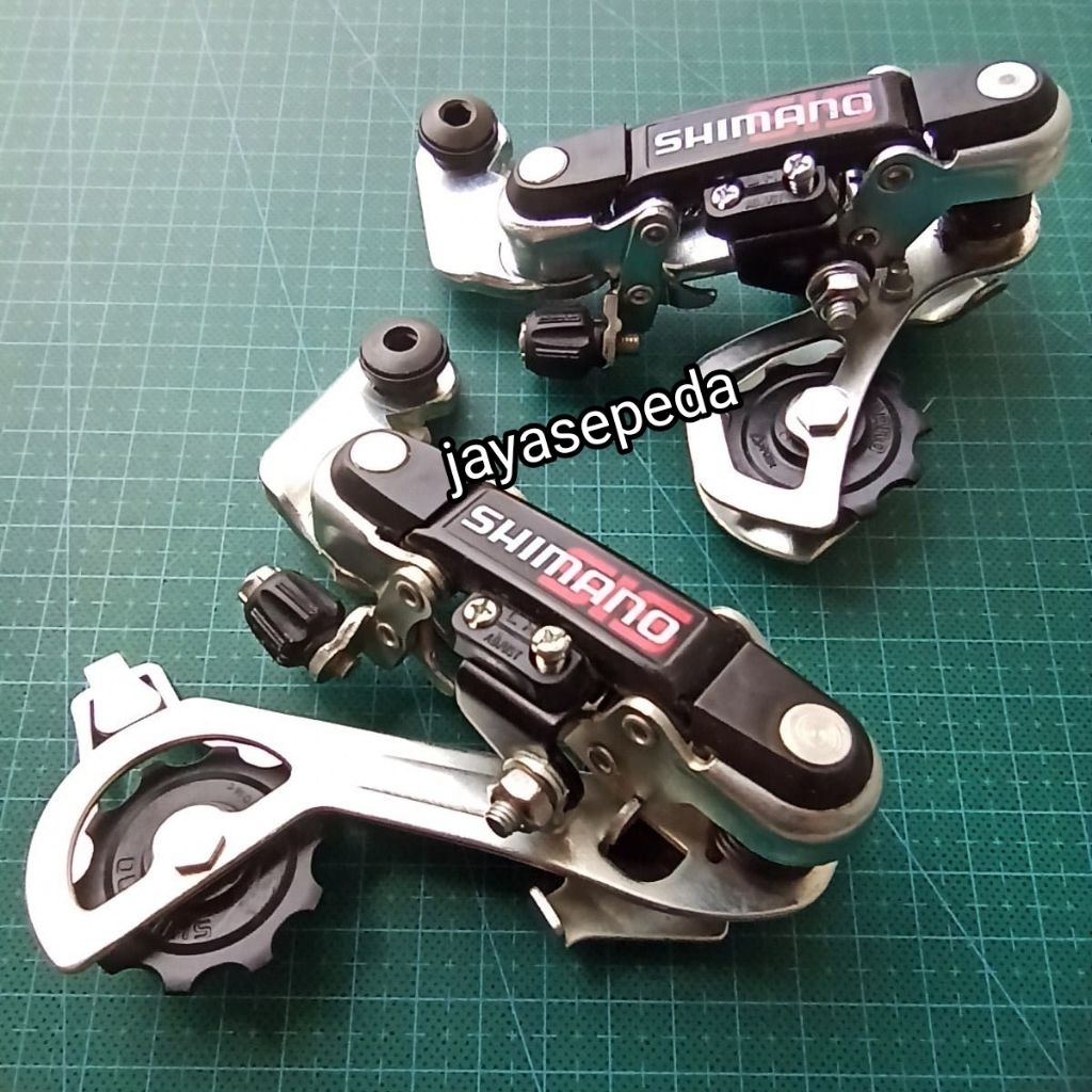 RD Shimano 6 7 speed Rear Derailleur sepeda.Tourney TY18 short medium Cage NOS vintage original