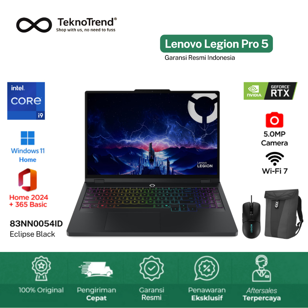 Lenovo Legion Pro 5 i9 54ID i9-14900HX 32GB/1TB RTX5060 16" WQXGA IPS