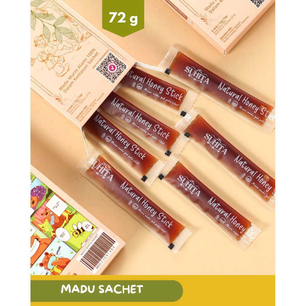 Madu Suhita/Madu Hutan/Madu Murni/Madu Sachet /Natural Honey In Stick