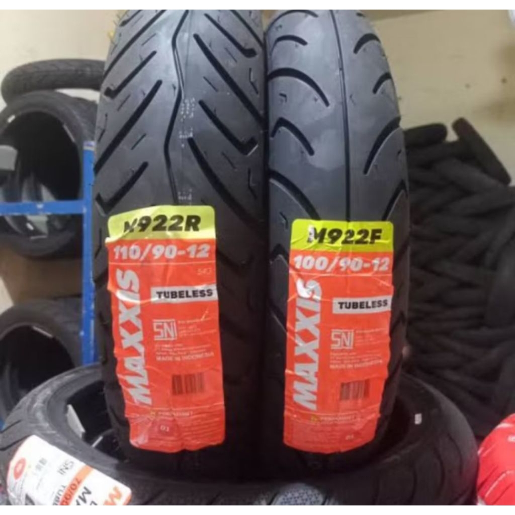 Ban Maxxis UK 100/90 110/90 Ring 12 Tubles