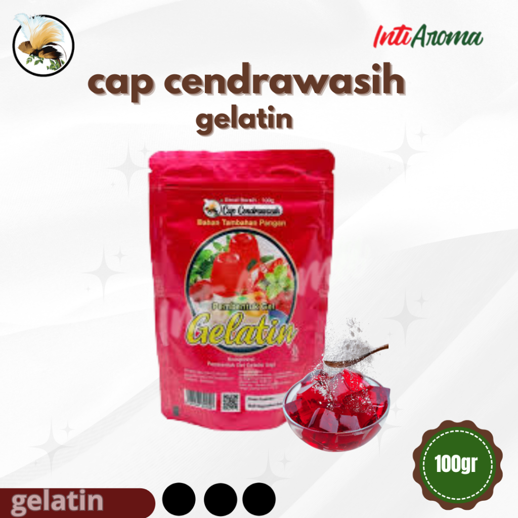 

Gelatin cap cendrawasih 100gr