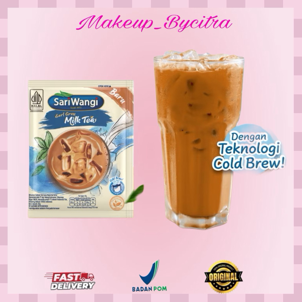 

SARIWANGI EARL GREY MILK TEA 110G