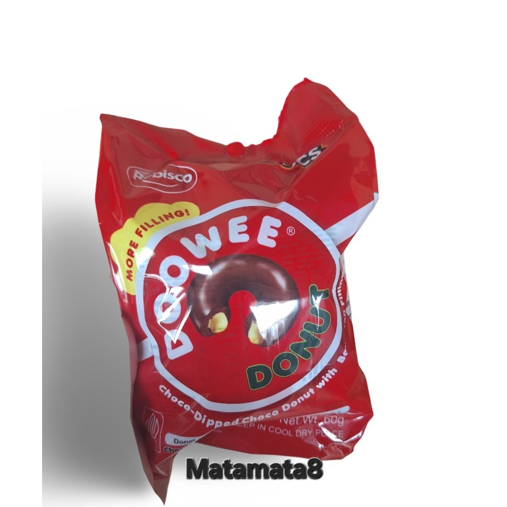 

Dowee Donut / Donat Bersalut 30Gr X 2Pcs/Donat Berlapis Coklat