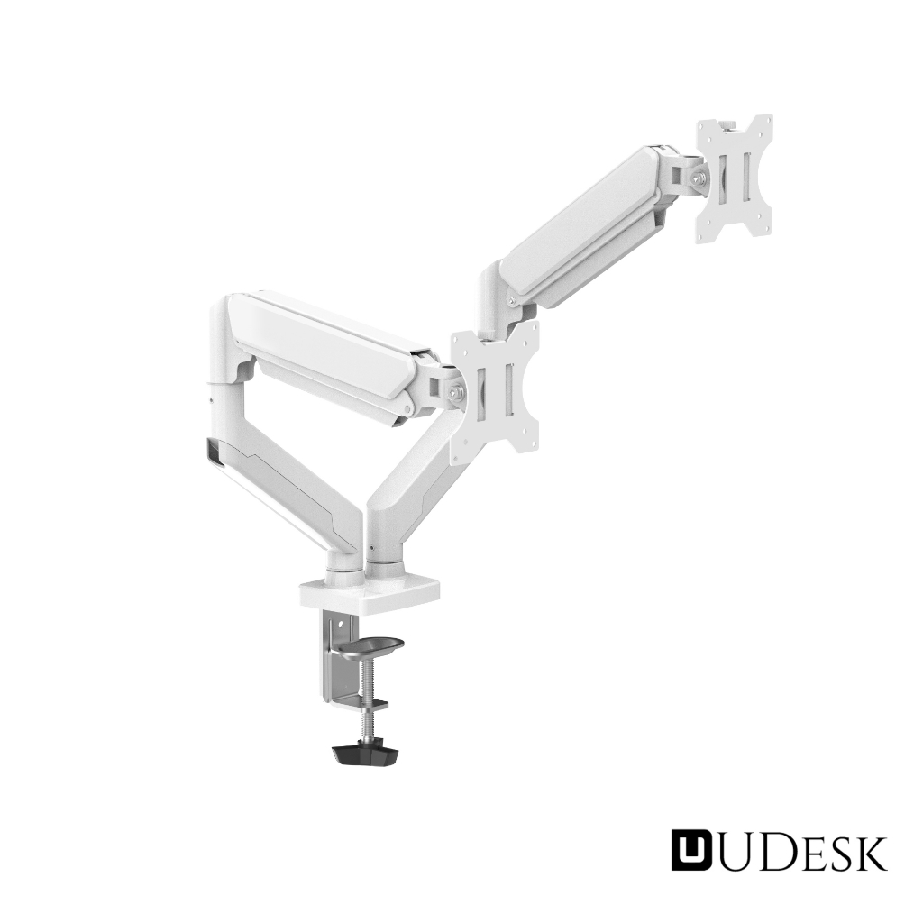 UDESK Basic Monitor Arm - Double Lcd Dual Monitor Arm Mount Desk Stand