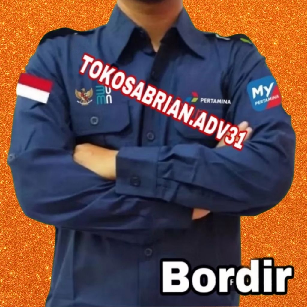 Kemeja Pertamina Baju Pertamina Kemeja SPBU Baju SPBU Seragam Pertamina Kemeja Pertamina BUMN