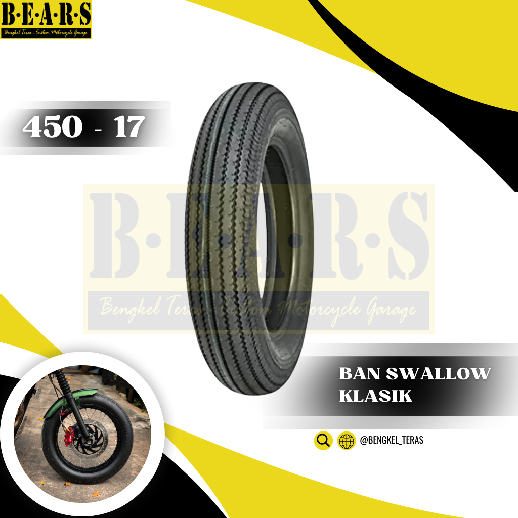 Ban Clasic Swallow Kawasaki W175 450 17