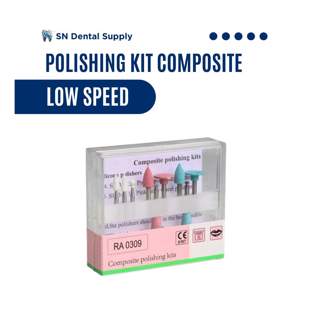 POLISHING KIT COMPOSITE LOW SPEED-DENTAL POLISHER SET