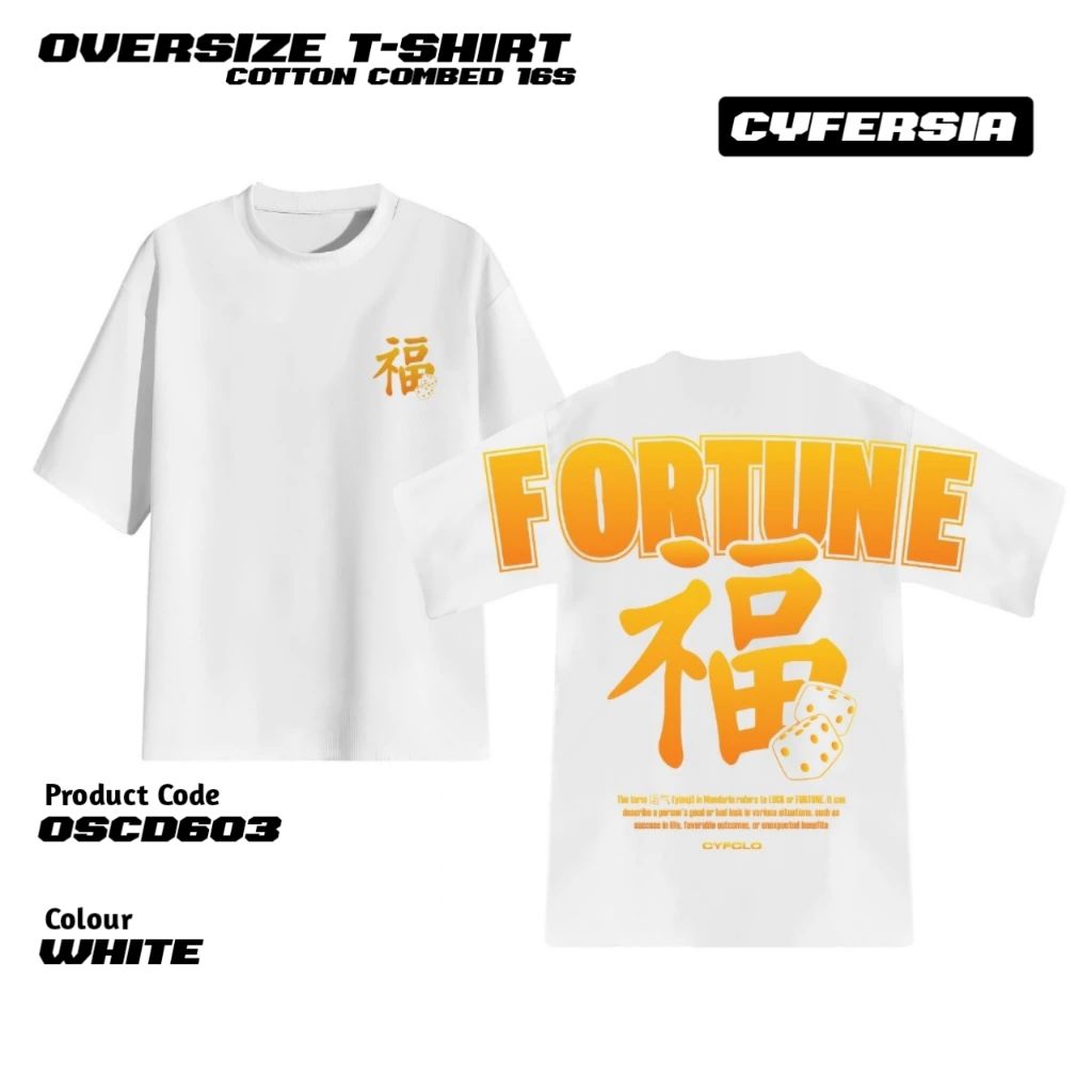 kaos oversize cyfersia heavyweight 16s Tebal OSCD603