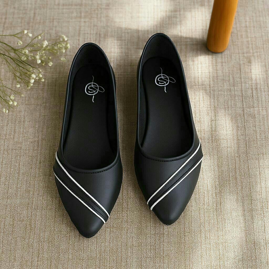 Sepatu Wanita Flatshoes Big Size 41 42 43 44 45 V007