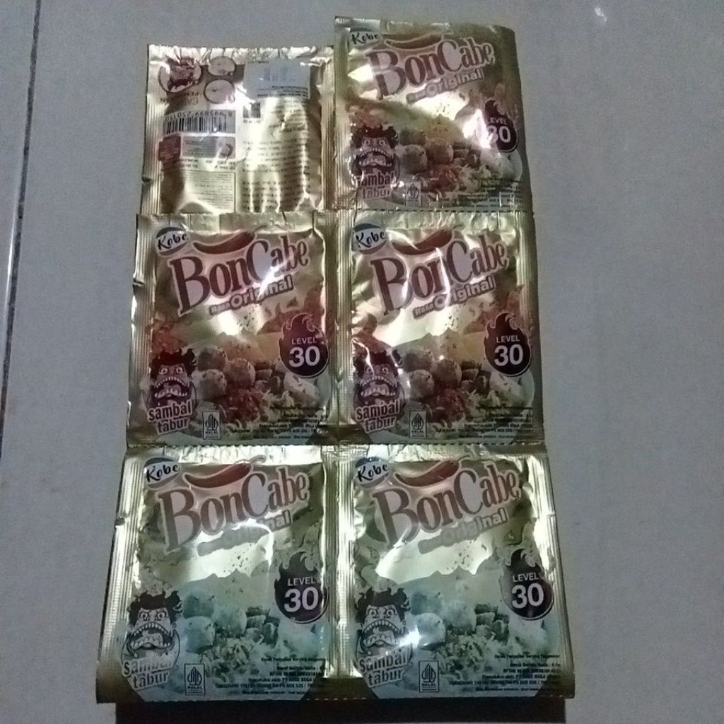 

bon cabe level 30 sambal tabur 4.5 gr