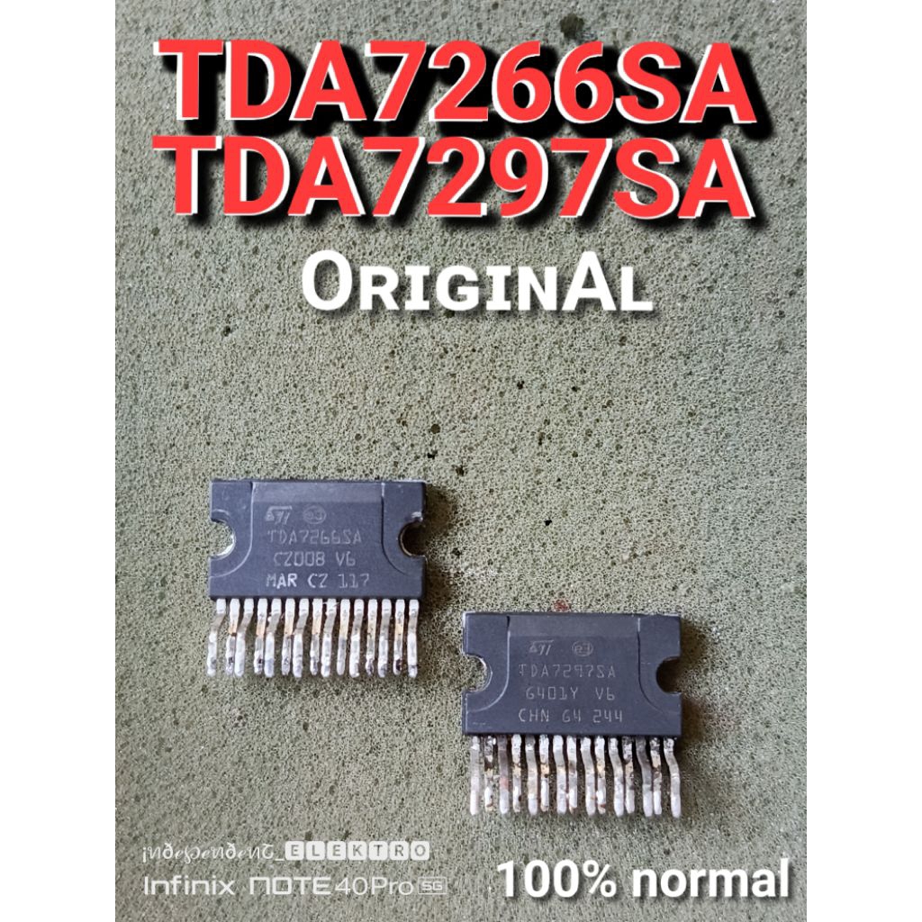 ic TDA7297SA  ic TDA 7297 SA   ic TDA7266SA  TDA7263 TDA7253   ic suara tv polytron original