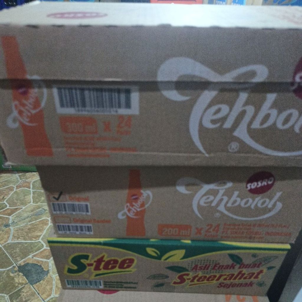 

teh botol sosro kotak 300 ml