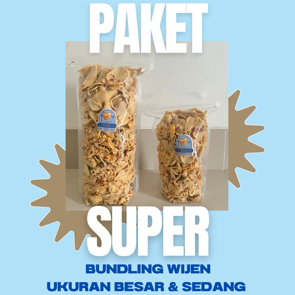 

Paket bundling SUPER Basreng kriuk/Basreng tipis/Keripik Basreng